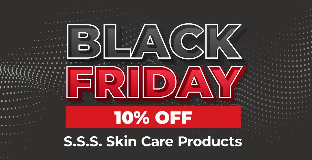 SSS Skin Care Black Friday sale products: Curasore, Tetterine, Mother’s Friend