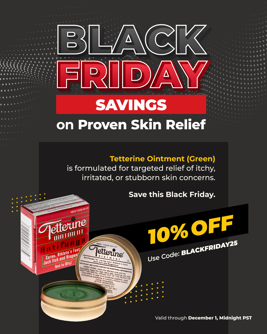 Tetterine green ointment heritage formula