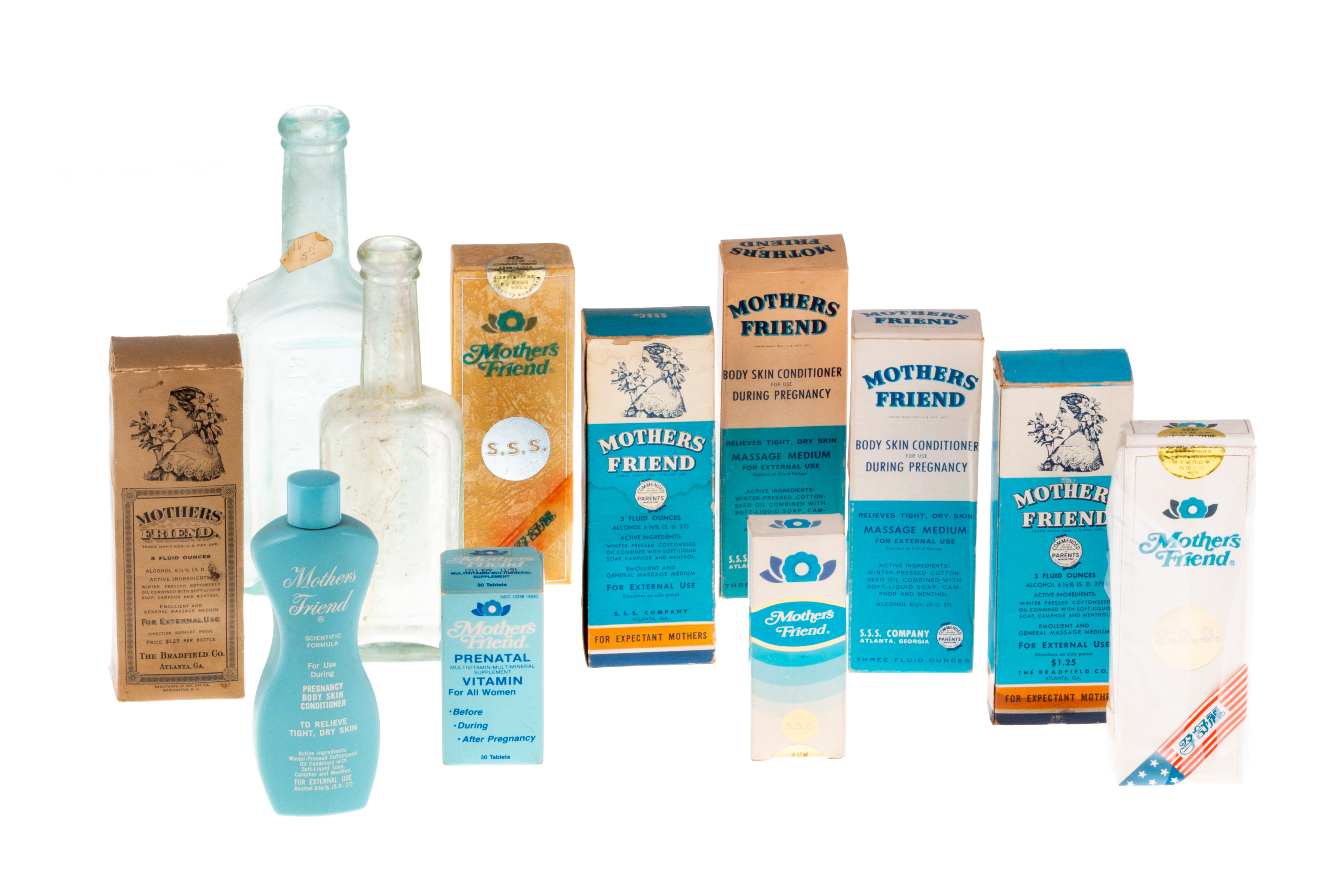 Corporate affiliation and mid-century brand transition imagery