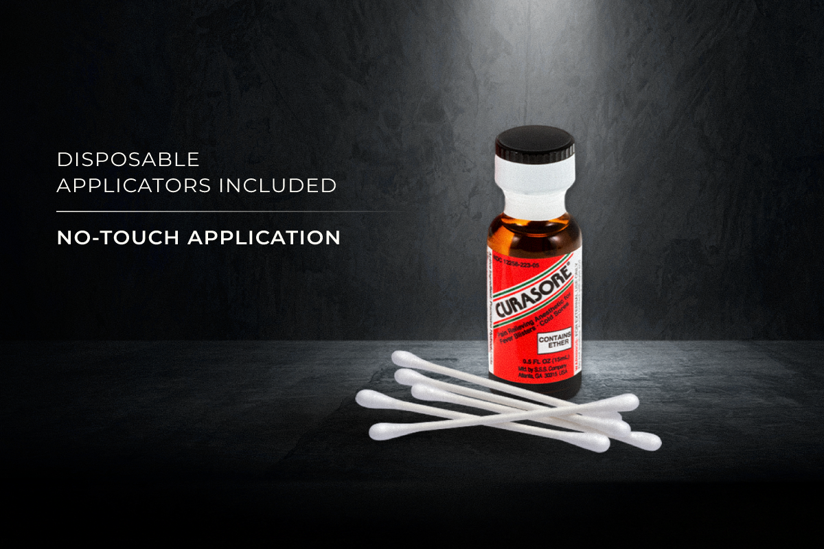curasore, disposable applicators included