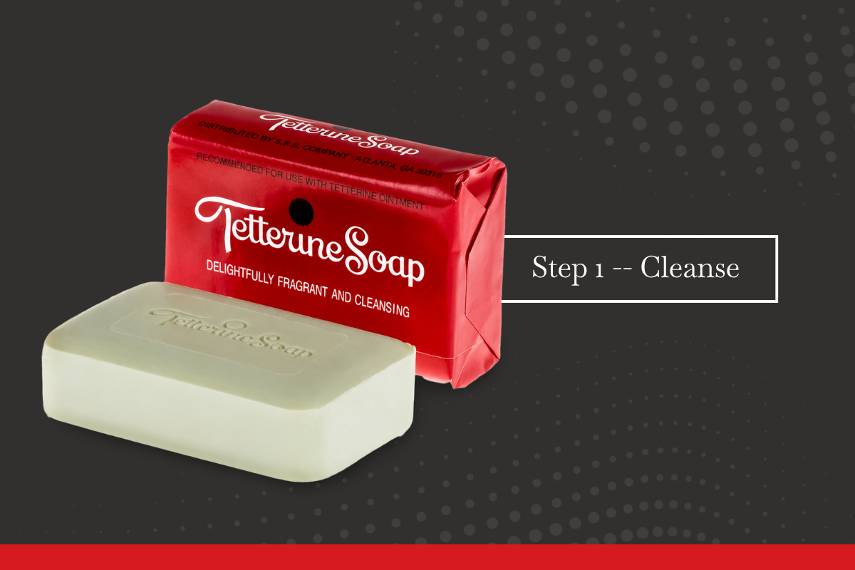 tetterine soap, cleanse