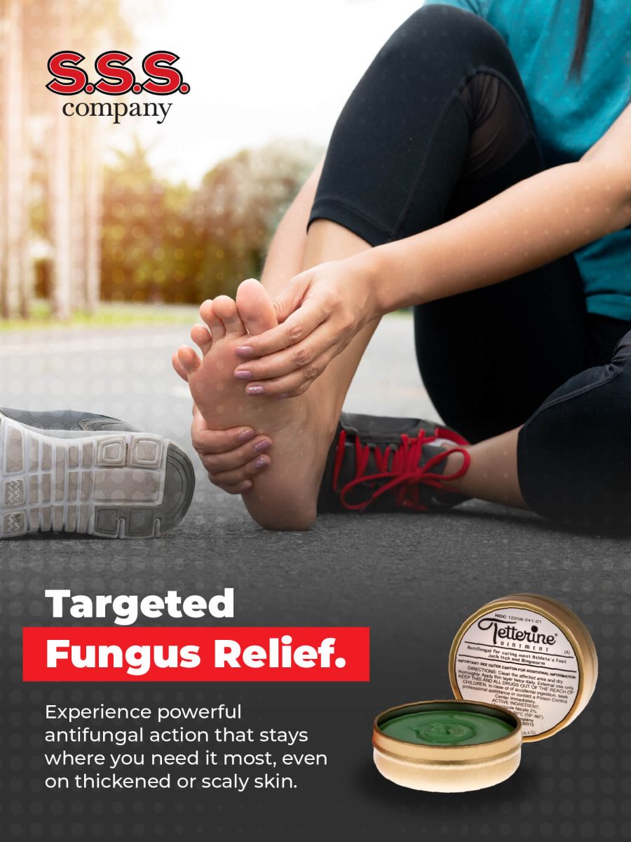 Person holding their foot after exercise