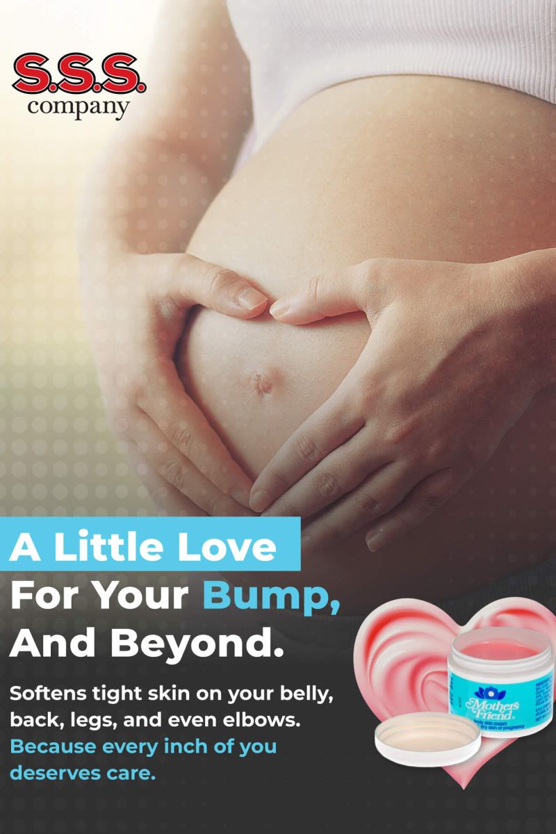 Hands forming a heart on a pregnant belly